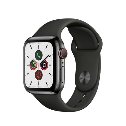 Apple Watch Series 5 Stainless 44mm Black Good - WiFi 44mm Black Good