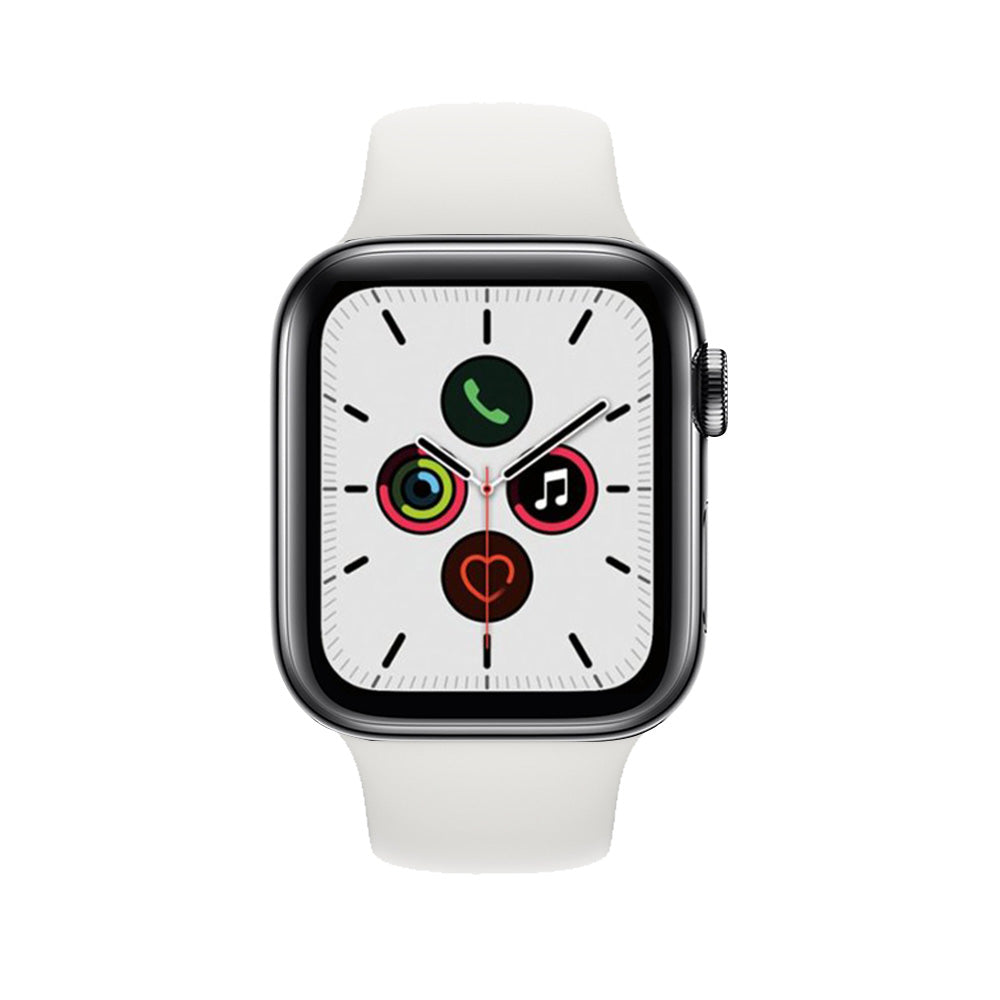 Apple Watch Series 5 Stainless 44mm Black Good - Unlocked