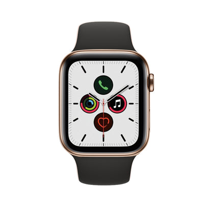 Apple Watch Series 5 Stainless 44mm Gold Pristine - Unlocked