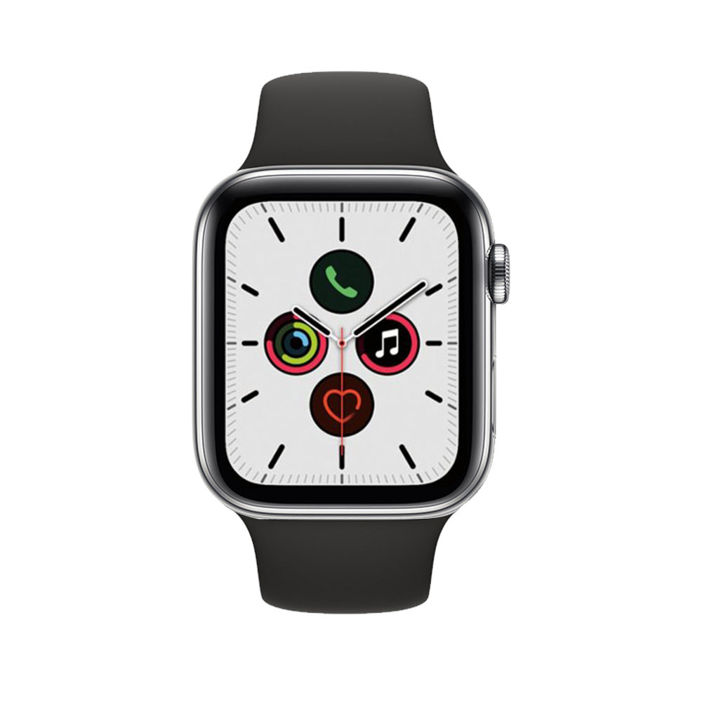 Apple Watch Series 5 Stainless 44mm Silver Pristine - Unlocked